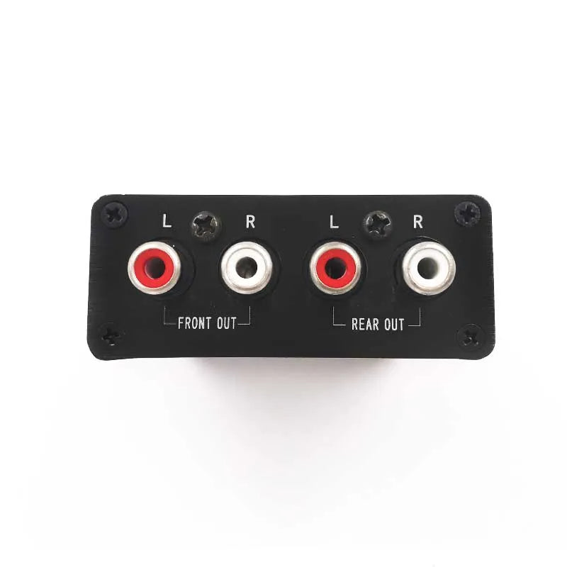 1pcs Car Audio 2in 4out Active Audio High To Low Car Sub Woofer Amplifier Conversion With Delay Function Socket 2 Into 4 Out