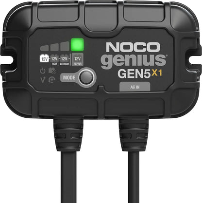 CarAudioGuySupply_NOCO Genius GEN5X1, 1-Bank, 5A (5A/Bank) Smart Marine Battery Charger